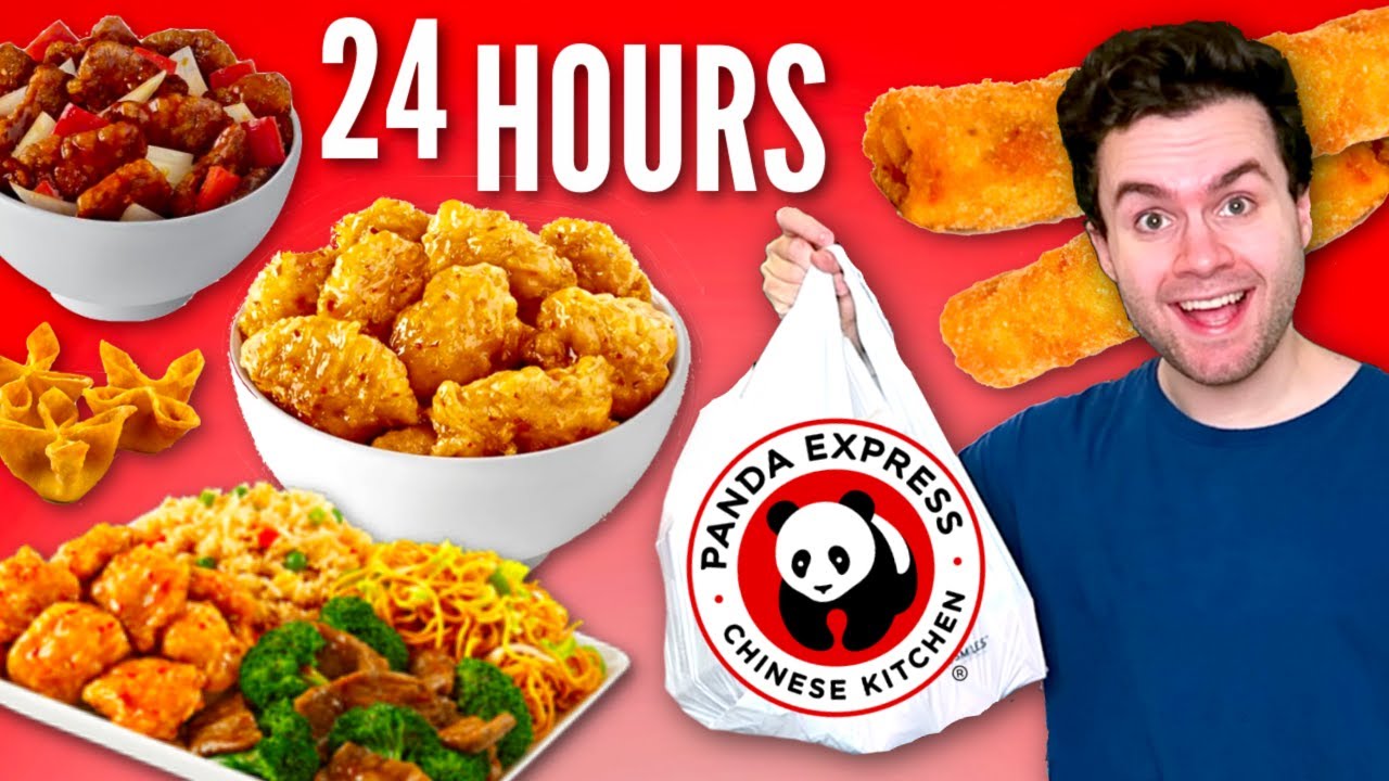 I only ate PANDA EXPRESS for 24 HOURS CHALLENGE!