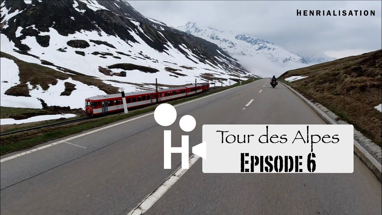 [Tour des Alpes à Moto] (Ep.6) - Balade dans des décors de cinéma Suisse !
