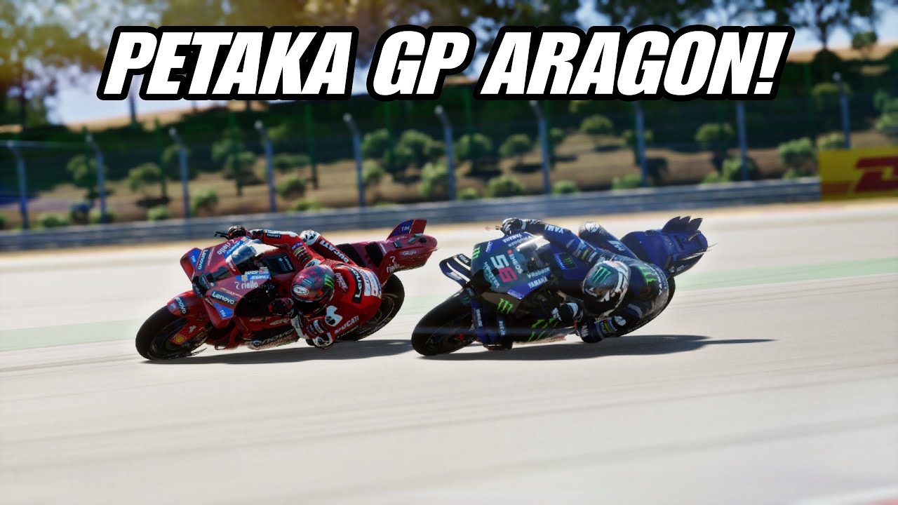 BERAKHIR TRAGIS! TIKUNGAN HOROR SIRKUIT ARAGON BAWA PETAKA! - (CAREER 53) MOTOGP25