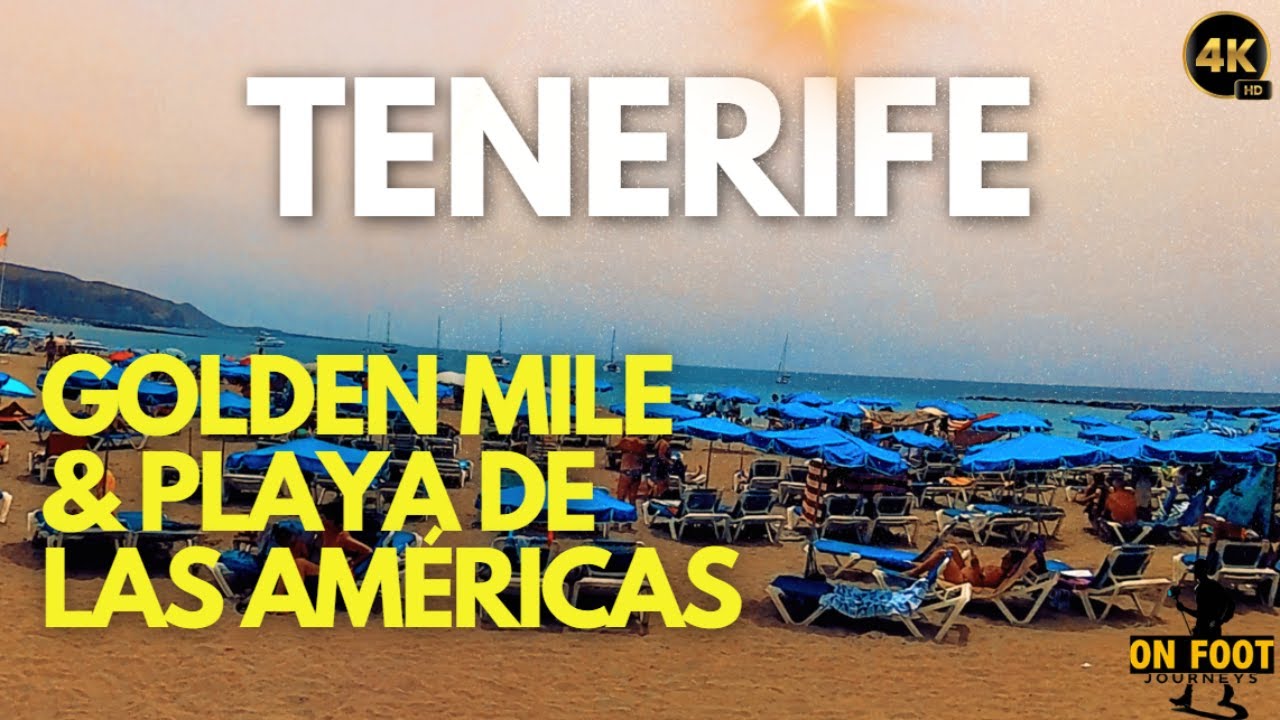Tenerife – Hot Days, Busy Beaches | Golden Mile & Playa de Las Américas🌞 #Tenerife #CostaAdeje