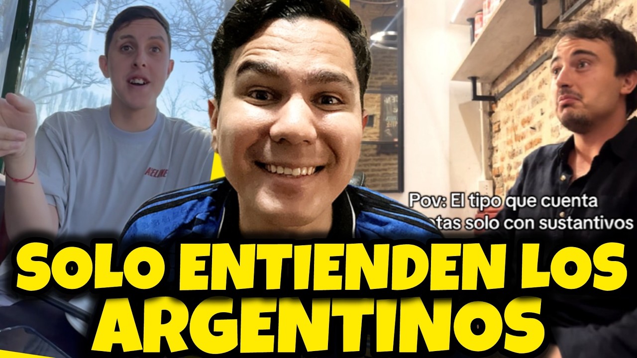 Venezolano DESCUBRE que los ARGENTINOS🇦🇷 tienen una forma PECULIAR de HABLAR | SOLO SUSTANTIVOS😱