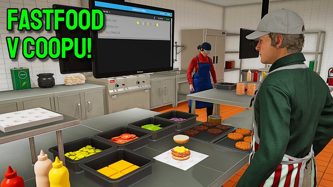 Takhle jsem se u dělání burgerů nikdy nenasmál! - Fast Food Simulator