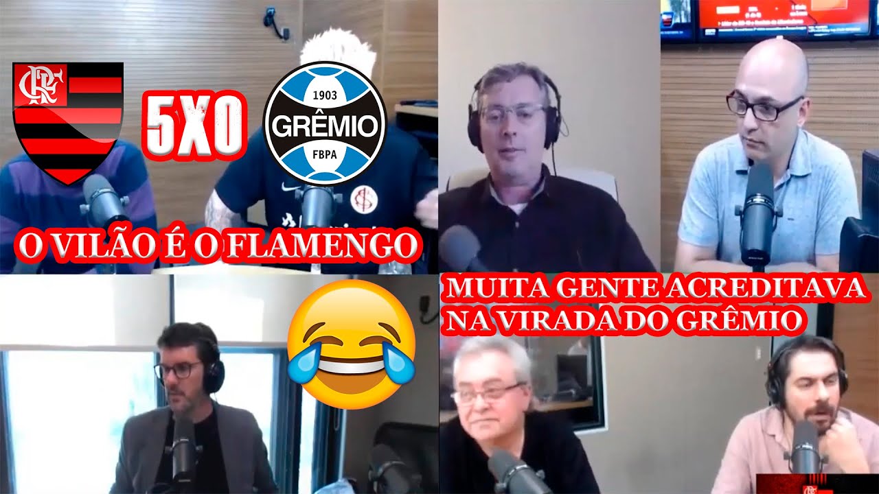 O FLAMENGO NO BRASIL HOJE É OUTRO ESPORTE FLAMENGO 5X0 GRÊMIO LIBERTADORES