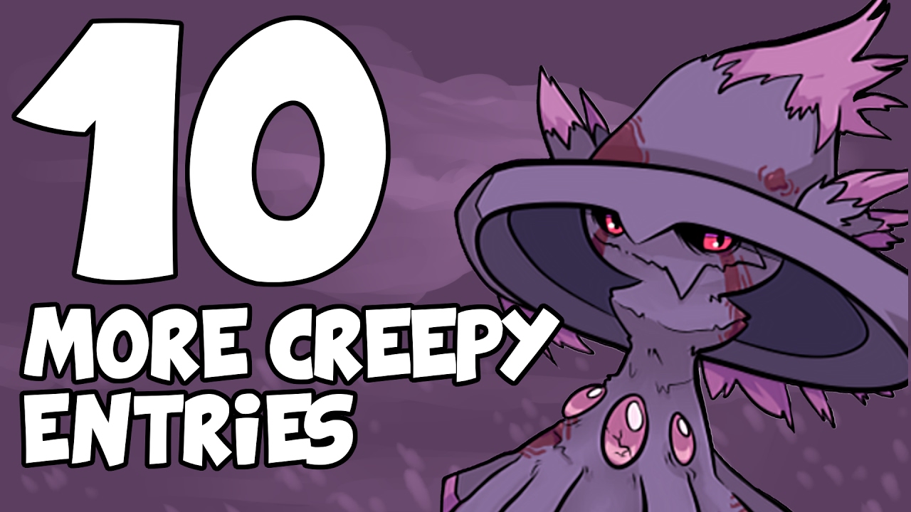 10 ЖУТКИХ ЗАПИСЕЙ В POKÉDEX (Жуткие покемоны)
