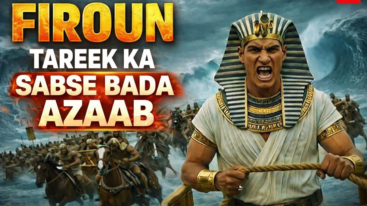 Firoun Ka Anjaam | Samandar Phatne Ka Waqia | Musa AS vs Firoun | Allah Ka Azaab | Islamic Story