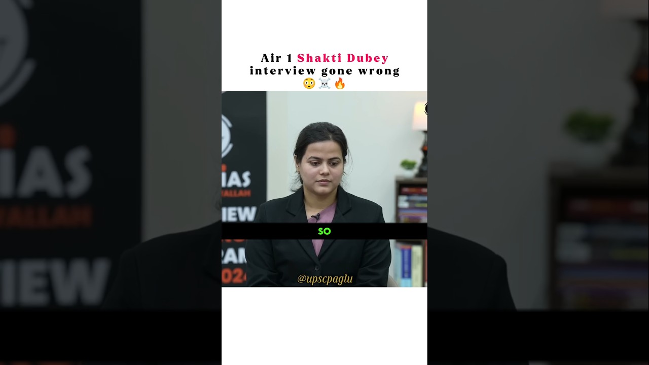 Air 1 getting cooked 🥶☠️ | Upsc Topper | Upsc Interview