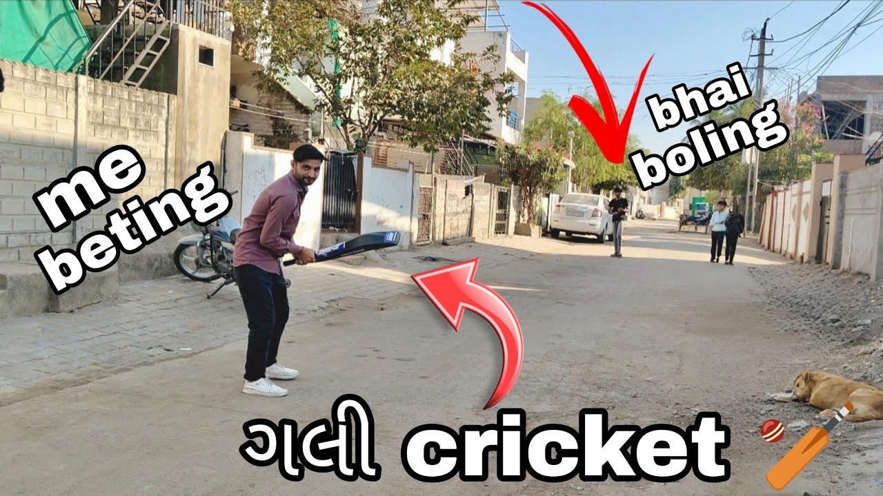 DAY 7/30  ગલી cricket 🏏 રમવાની મજા આવી ગઈ હો મોજે મોજ ✨#daylivlog#homevlog#gujrativlog 