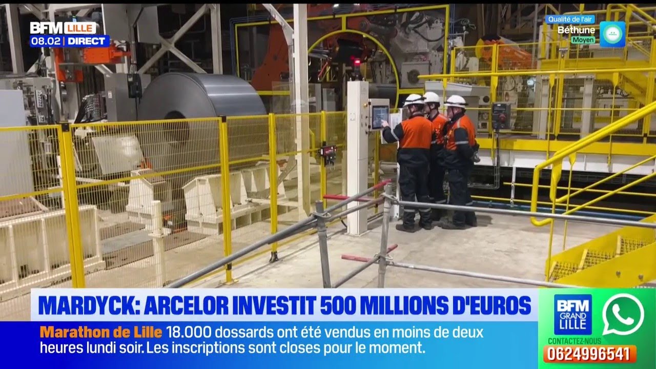 ArcelorMittal investit 500 millions d'euros sur le site de Mardyck