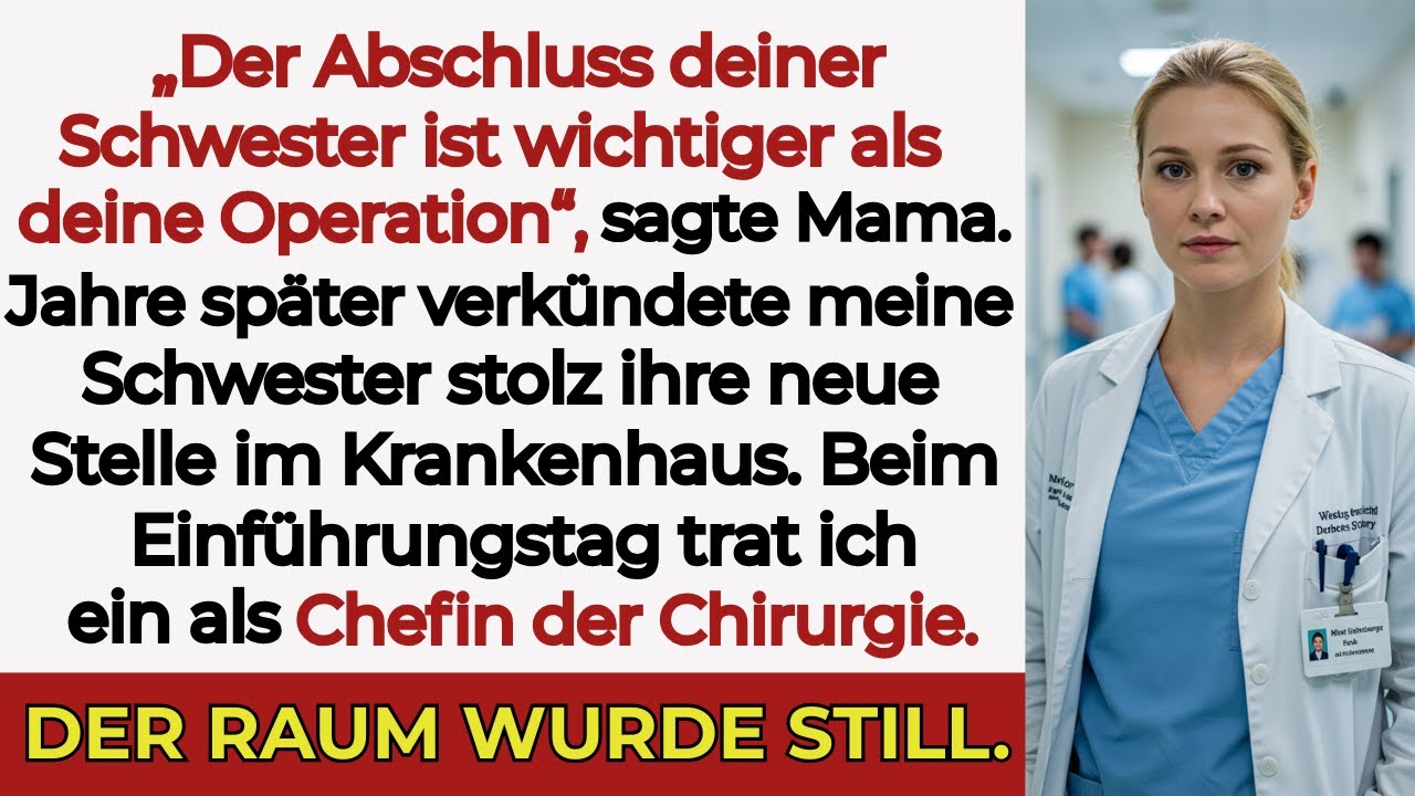 „Meine Familie wählte den Abschluss meiner Schwester statt meiner OP. Jetzt arbeitet sie für mich.“