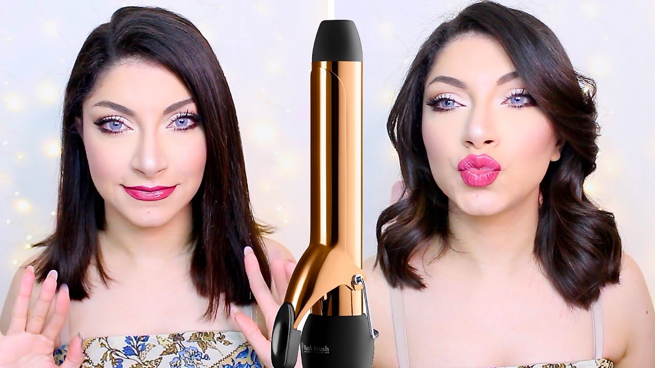 Soft Voluminous Waves #RushBrush 5 in 1 Curler : Cylindrical Barrel with Clip 32mm - Demo & Results