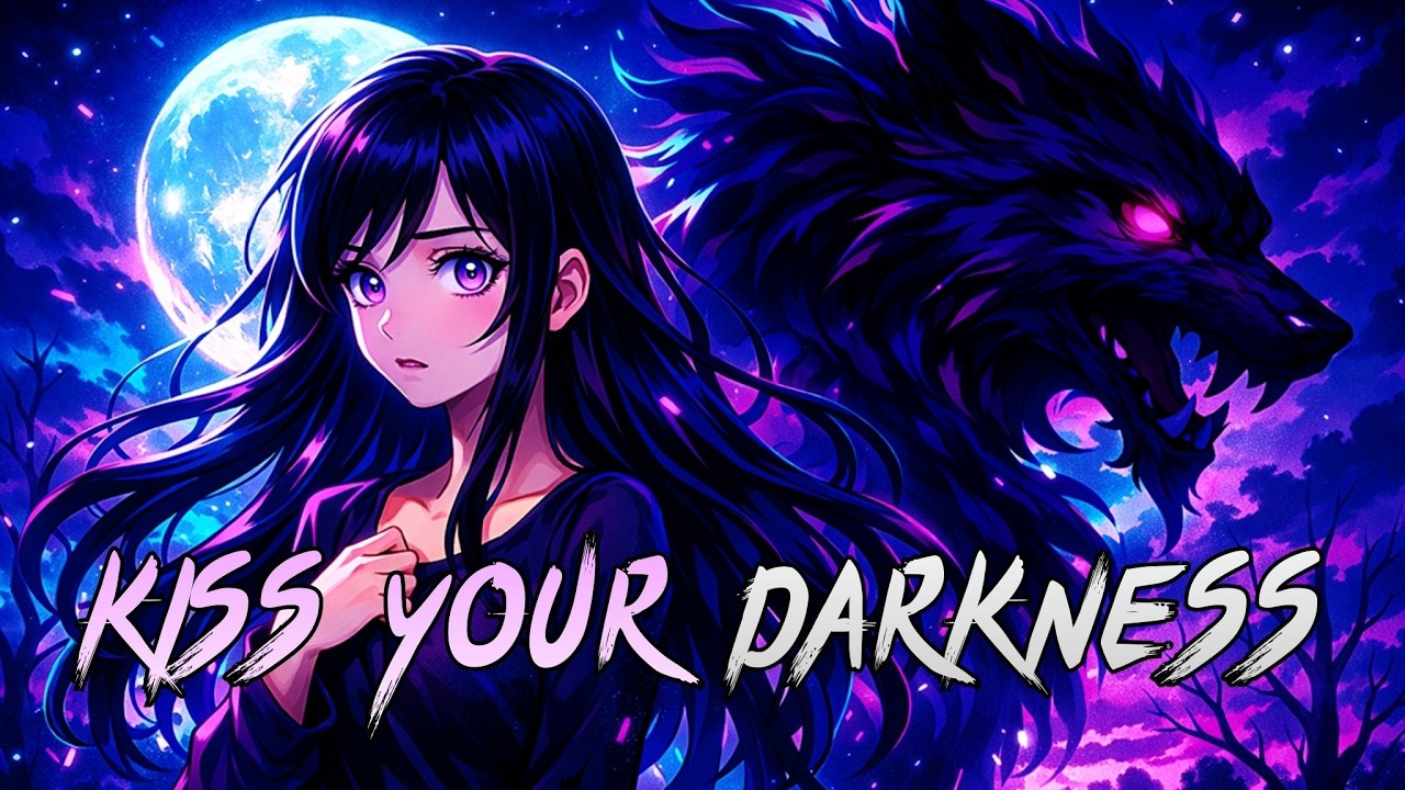 「Nightcore」Kiss Your Darkness (Lyric Video)