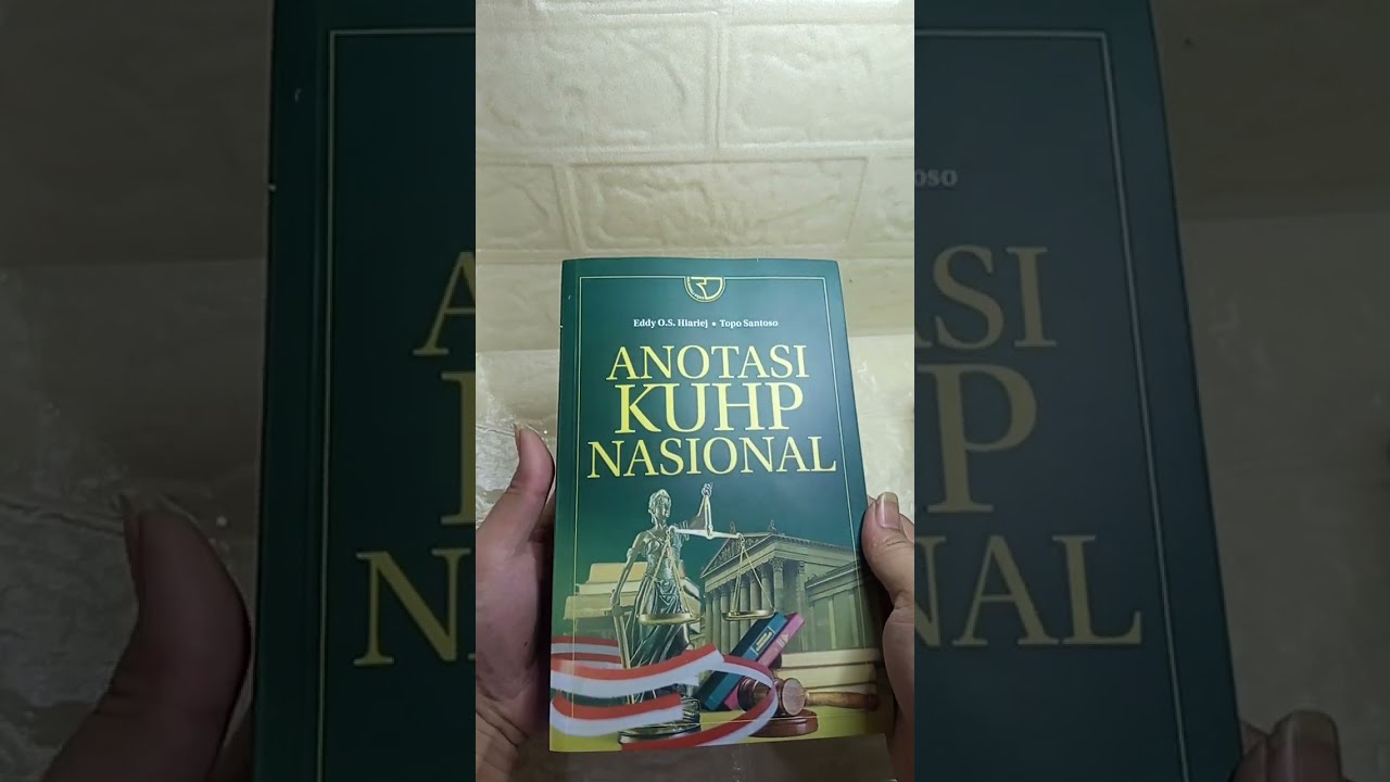 Buku HUKUM 49 Daftar isi buku ANOTASI KUHP NASIONAL by Eddy os Hiariej  