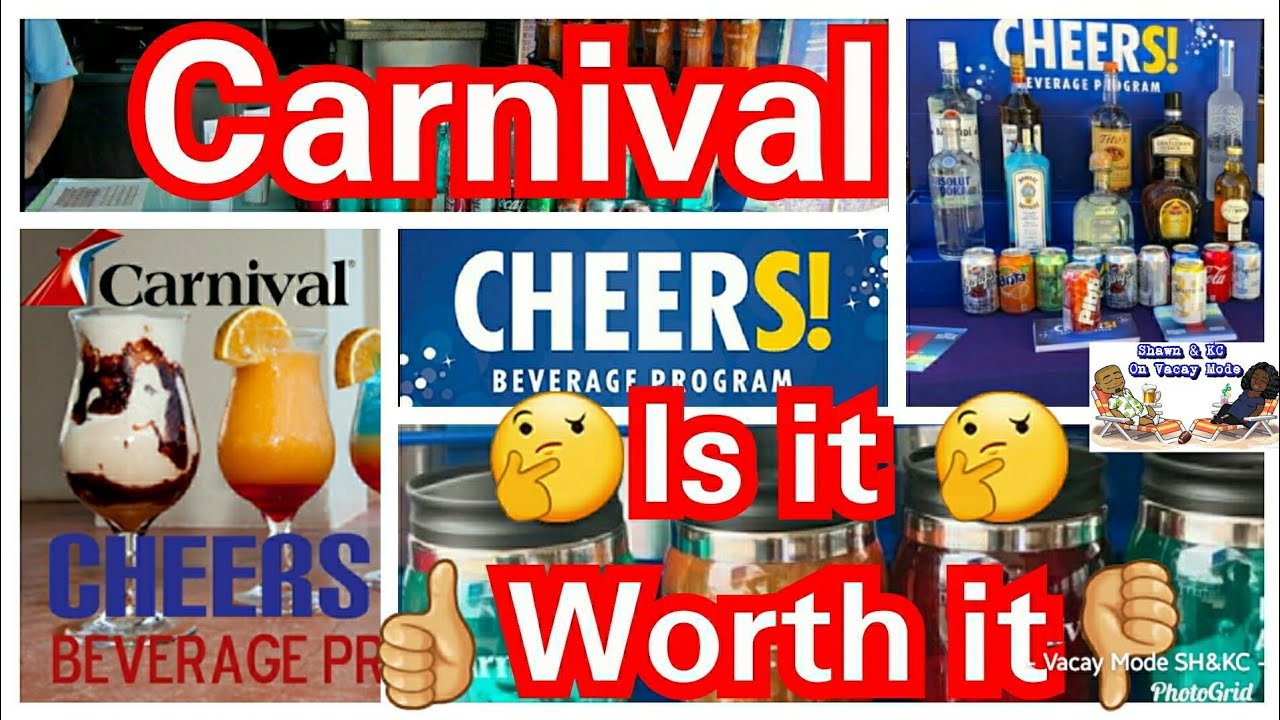 Carnival CHEERS! Program All You Can Drink Packages | Bottomless Bubble | Is It Worth It ?