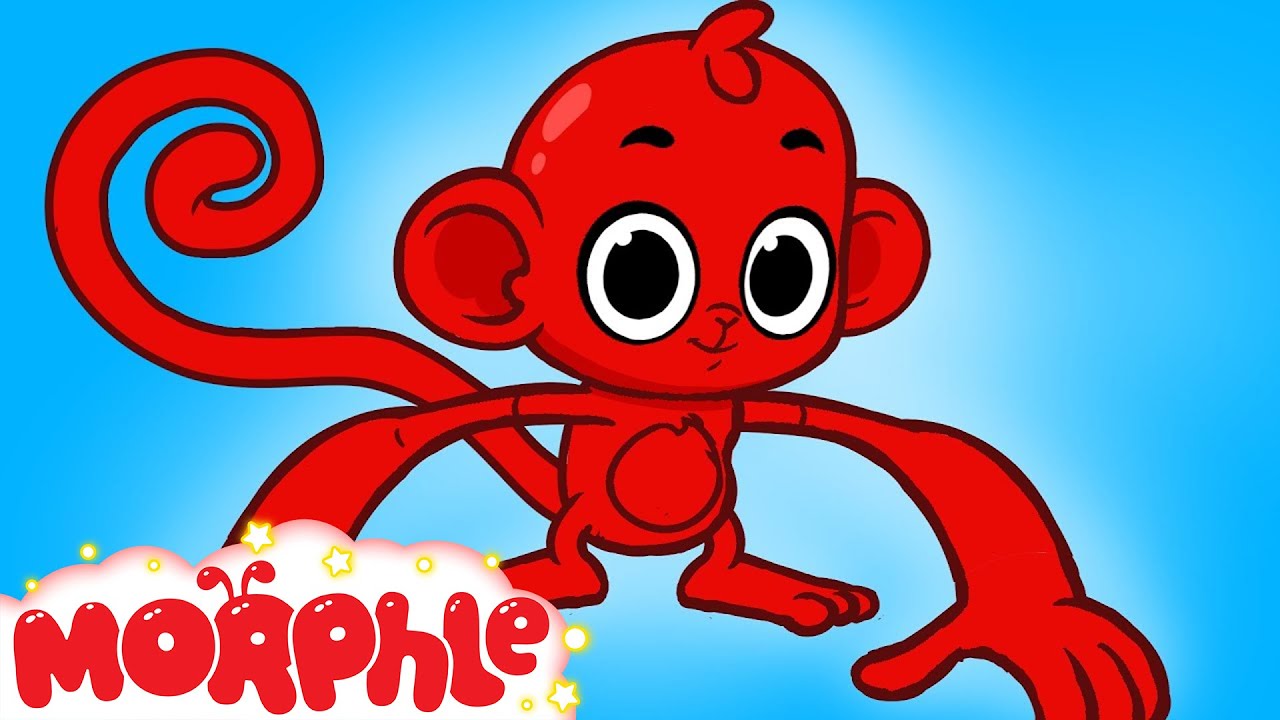 5 Little Monkeys Jumping On The Bed!  -- Morphle's Nursery Rhymes