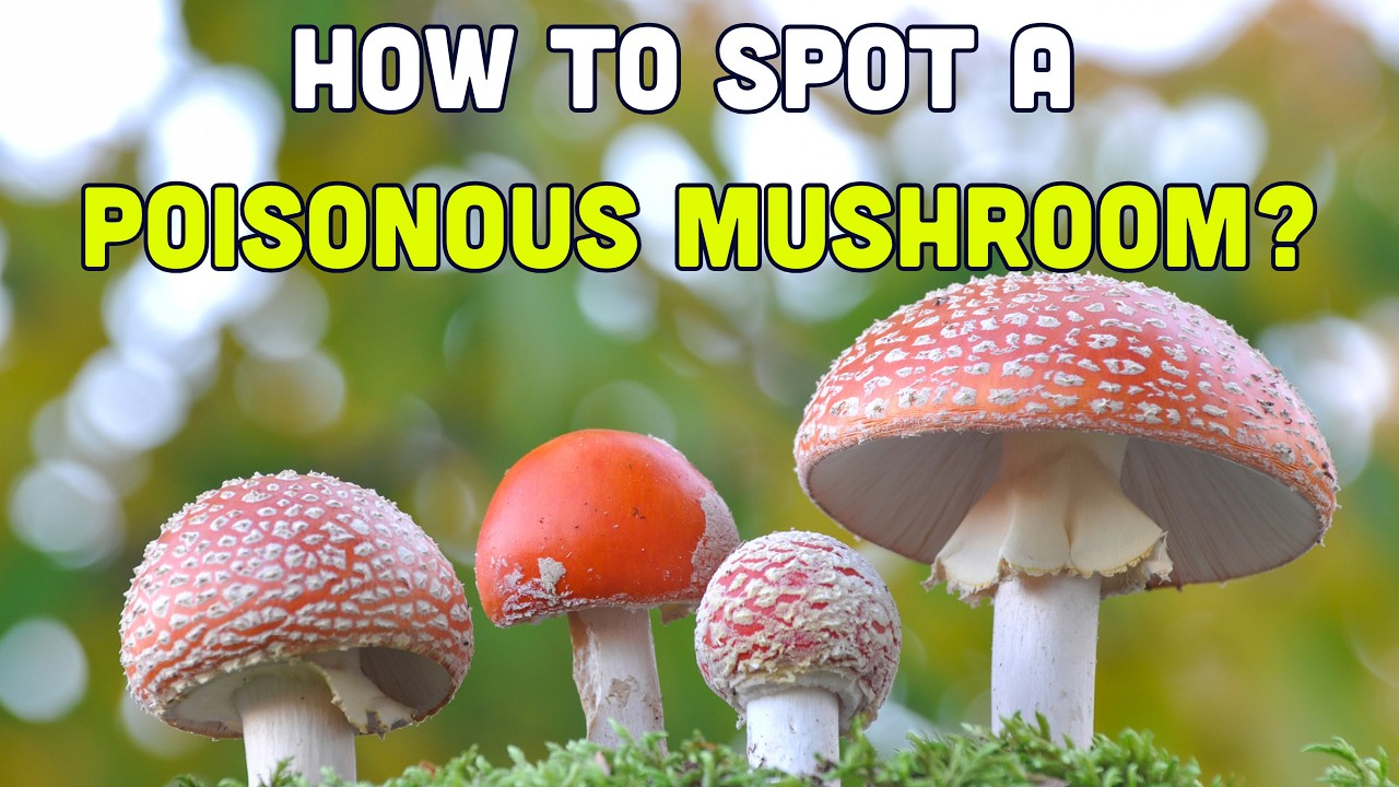 How Experts Identify Poisonous Mushrooms (Not by Color!)
