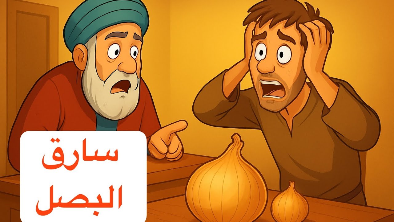 قصة سارق البصل | حكاية مسلية ومعبرة من الحكايات القديمة للاستمتاع قبل النوم