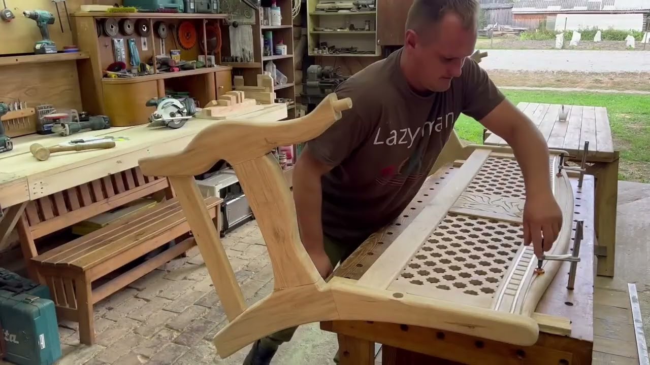 Bank aus alter Eiche  DIY Bank aus alter Eiche