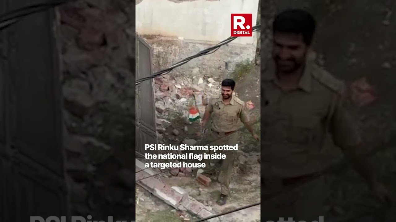 J&K: PSI Rinku Sharma stopped an active demolition drive to rescue the Tricolour with full dignity