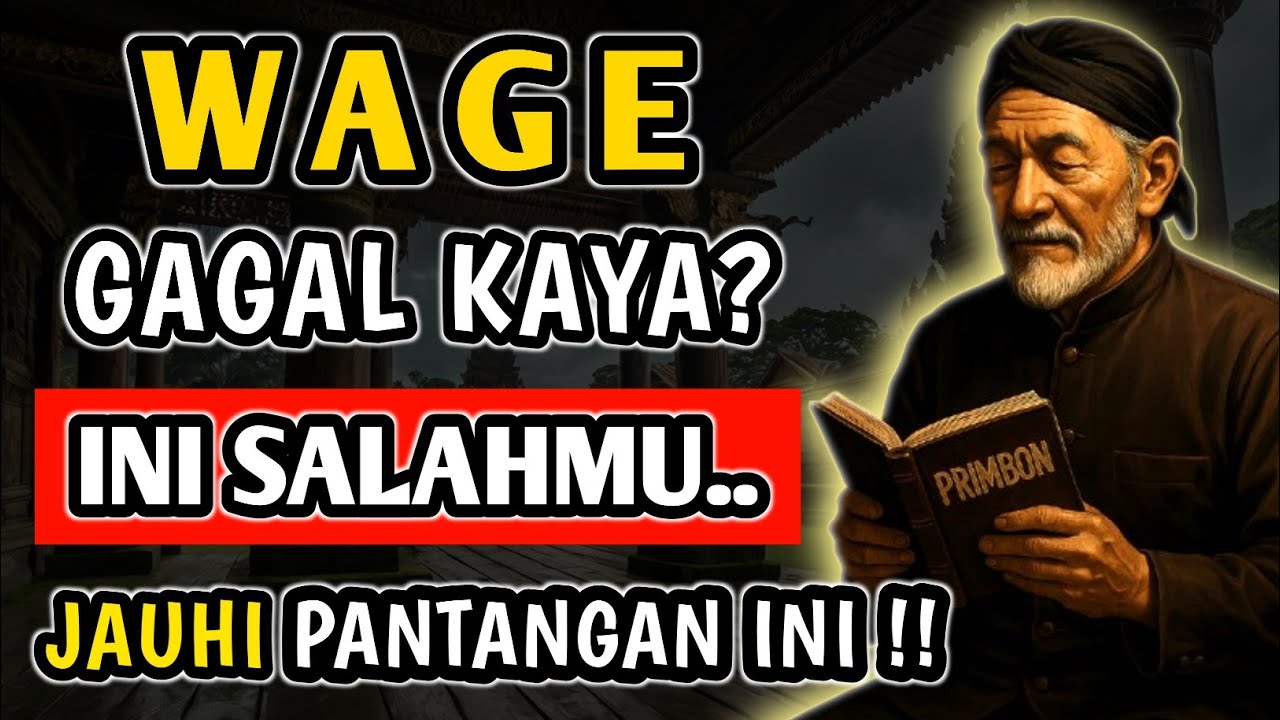 Wage Gagal Kaya? Jangan Langgar Pantangan Ini Kalau Tak Mau Hancur!