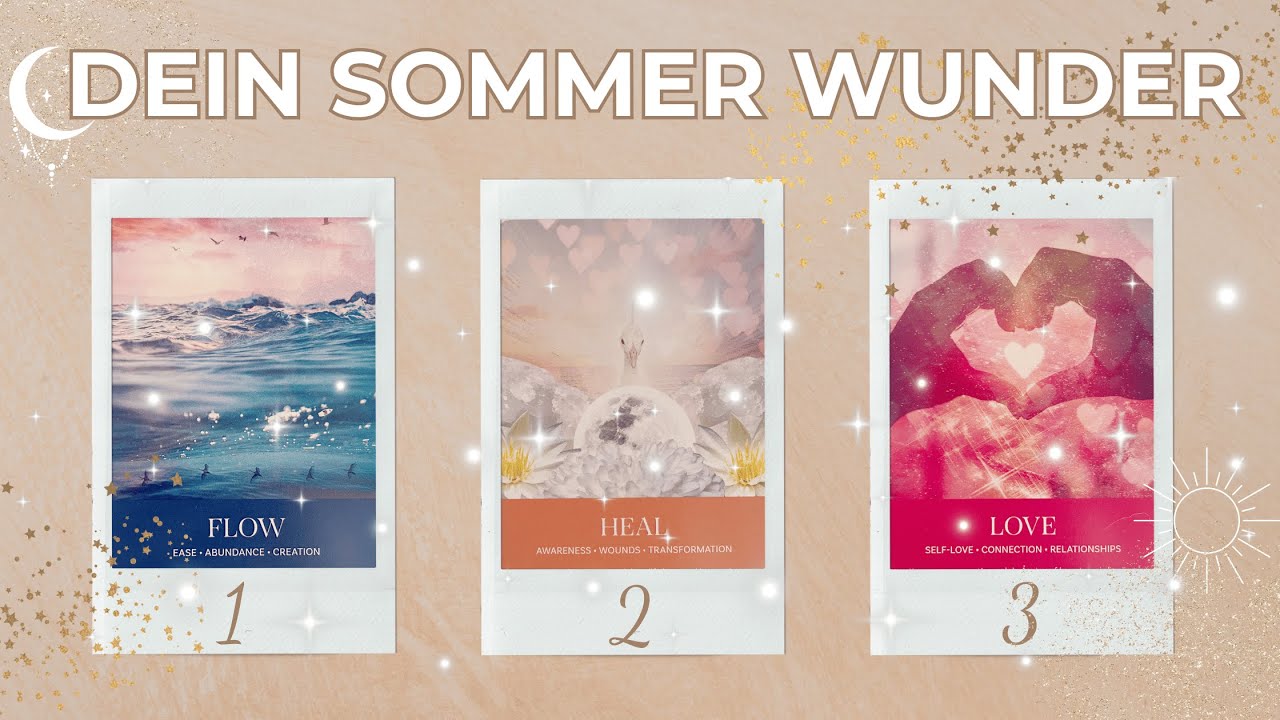 Dein Sommer Wunder🏝️☀️Auswahlorakel - Wähle einen Stapel☀️🏝️