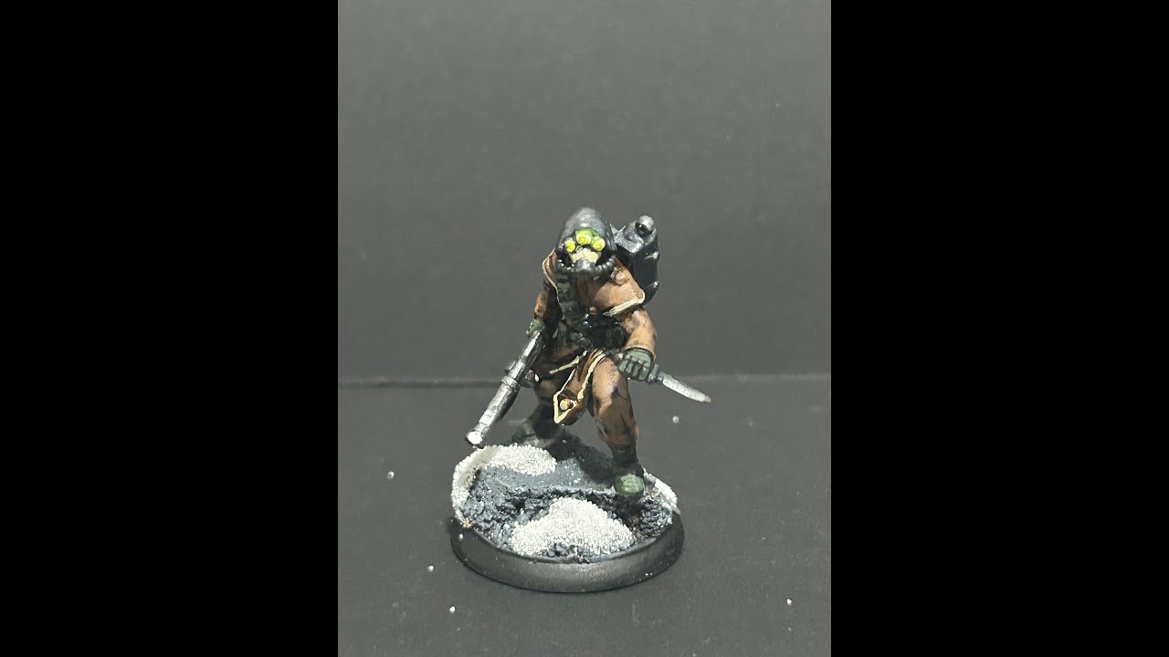 Painting a Shadows of Brimstone Trederran Legionnaire 2: Kharkarus Confederacy