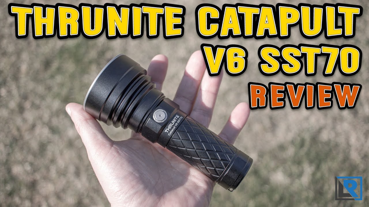 Thrunite Catapult V6 SST70 Review & Comparison (2836 Lumens, USB-C, 26650)