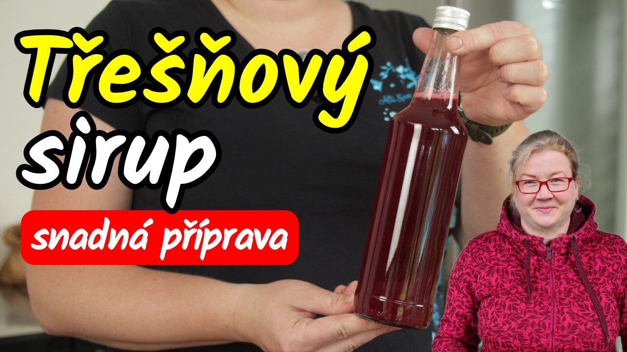 Sirupy už nekupuji, tento způsob přípravy je tak snadný! Tradiční recept na třešňový sirup 🍒