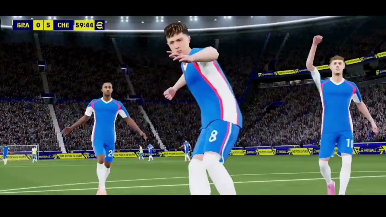 PES Mobile 2025 - 2026 Preseson Chelsae VS Brazil / efootball 2026🔥☠️#efootball2025 #efootball