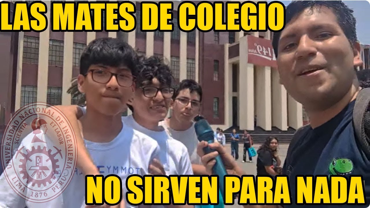 SIMULACRO ADMISIÓN UNI DESESTRESANDO A LOS POSTULANTES COMENZAMOS CON LAS ENTREVISTAS