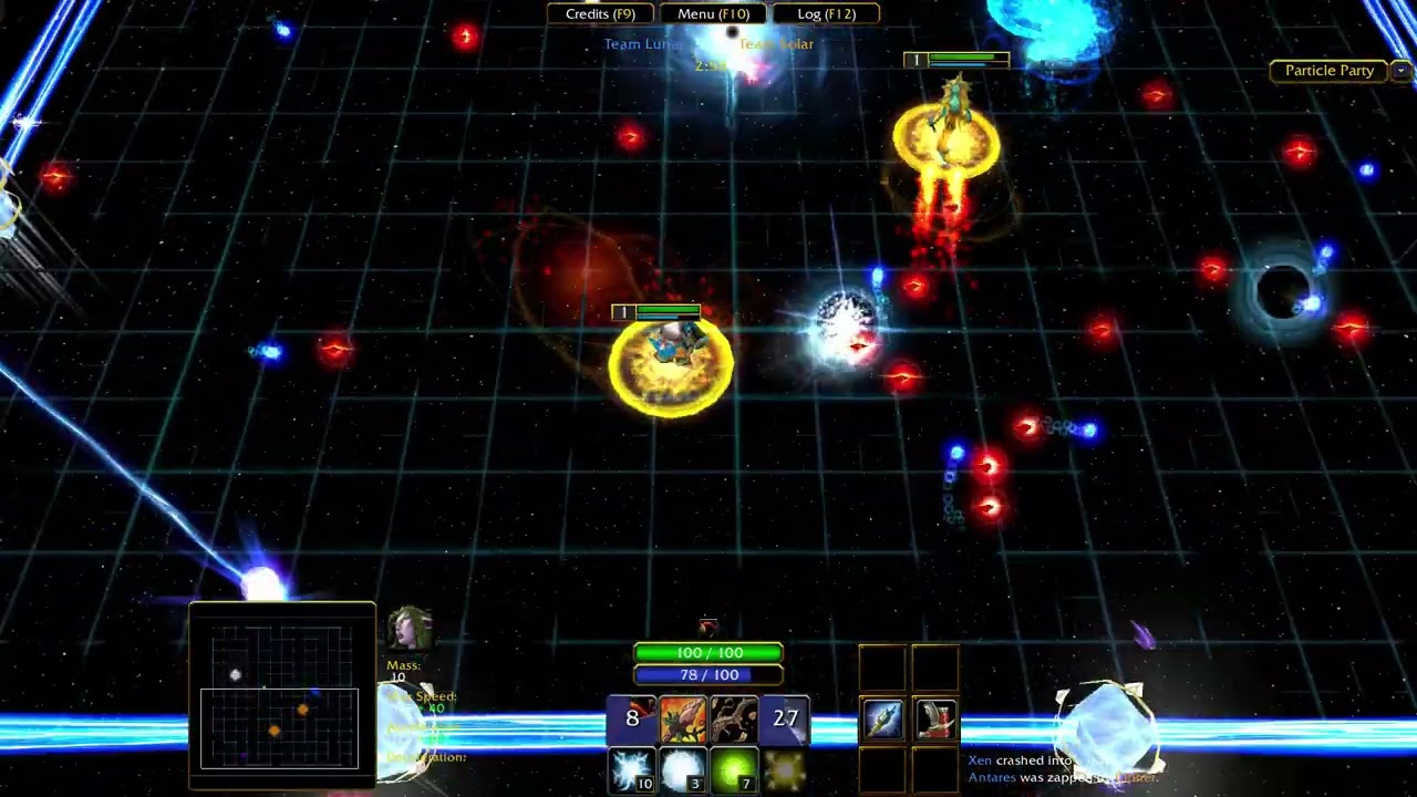 Warcraft III - Particle Party Gameplay - 2v2 Bot-Match on Maelstrom Madness