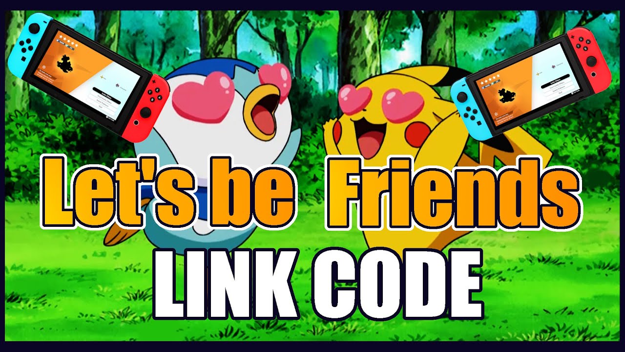 Pokemon Sword and Shield How to use Link Codes ( Let's Be Friends )