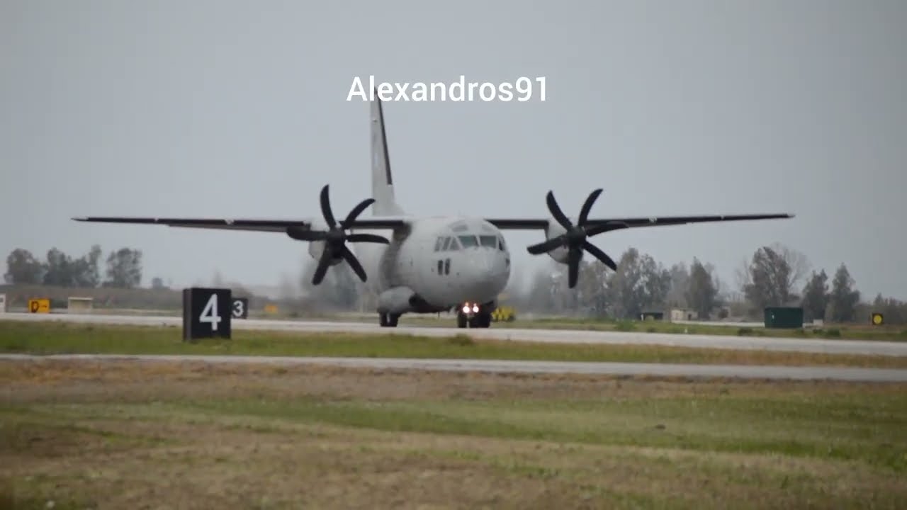 C-27J Spartan Hellenic Air Force during exercise Iniochos 2026 #c27 #hellenicairforce #iniochos  