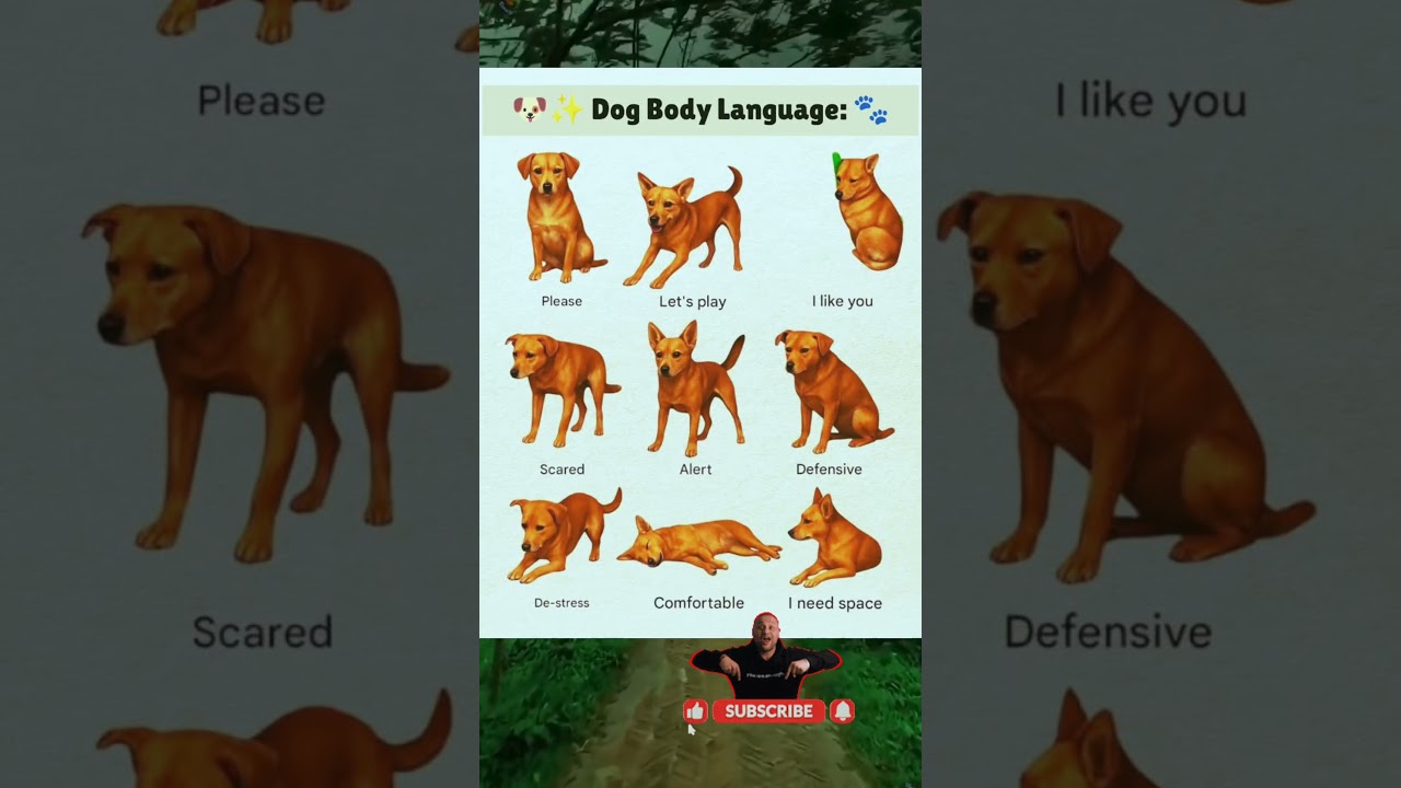 🐶✨ Dog Body Language: Understanding Their Signals 🐾 #DogBodyLanguage