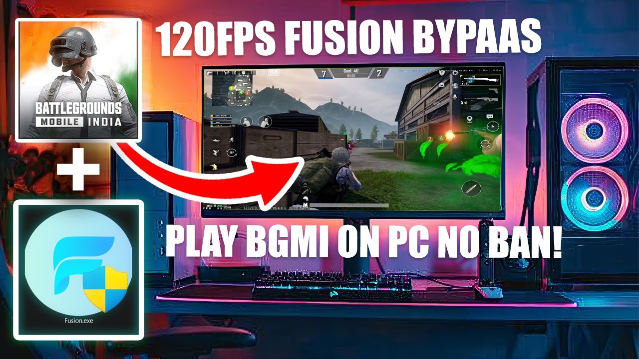Play BGMI On Your PC 2026 | Fusion Bypass Emulator