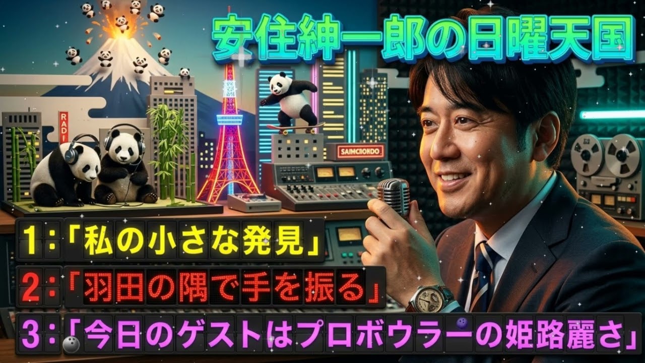 🤣【神回】熱量が異常すぎるww 安住紳一郎×姫路麗（プロボウラー） 知られざるボウリング界のヤバい裏側 | 日曜天国 作業用・睡眠用・ドライブBGM 📻