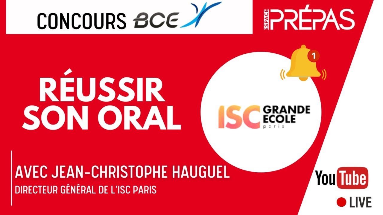Réussir ses oraux à l'ISC Paris GE