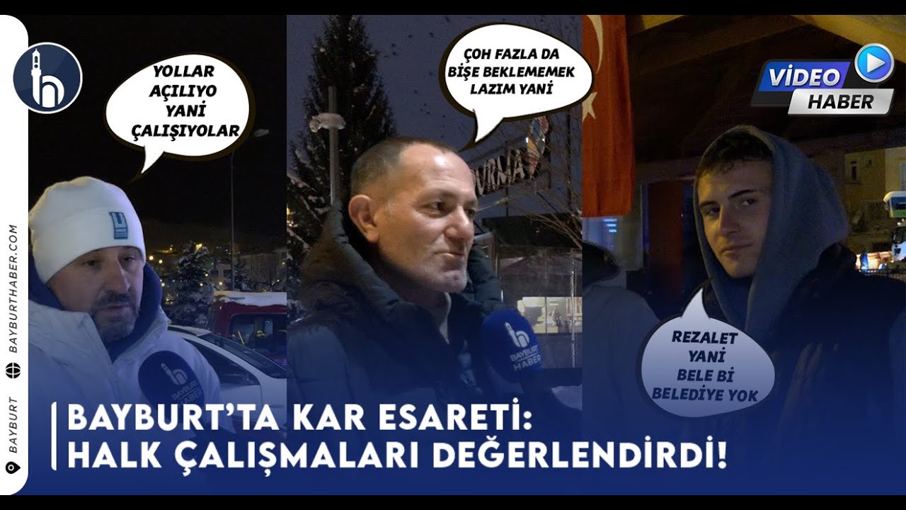 Bayburt’ta Kar Esareti: Halk Çalışmaları Değerlendirdi! | #Bayburthaber