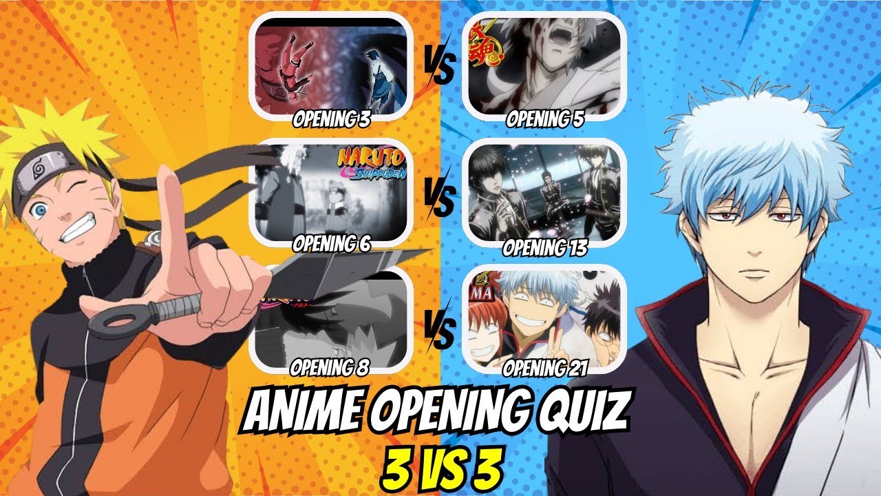 ANIME OPENING BATTLE | 3 VS 3 BATTLE | Choose The Anime With The Best OPs