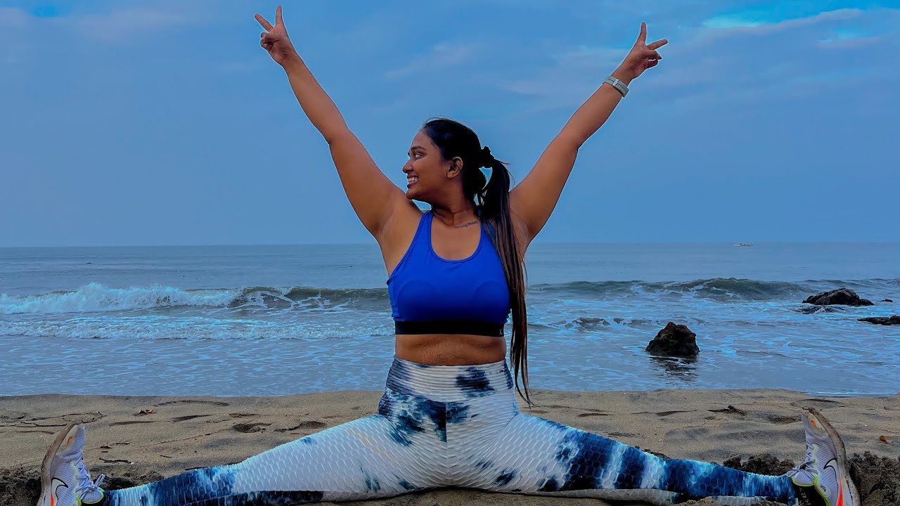 Yoga on the beach | Urmi Pandya