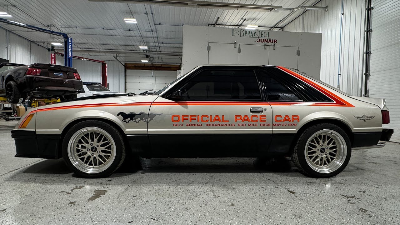 Видео прогресса по гоночному автомобилю Mustang 1979 года!!!