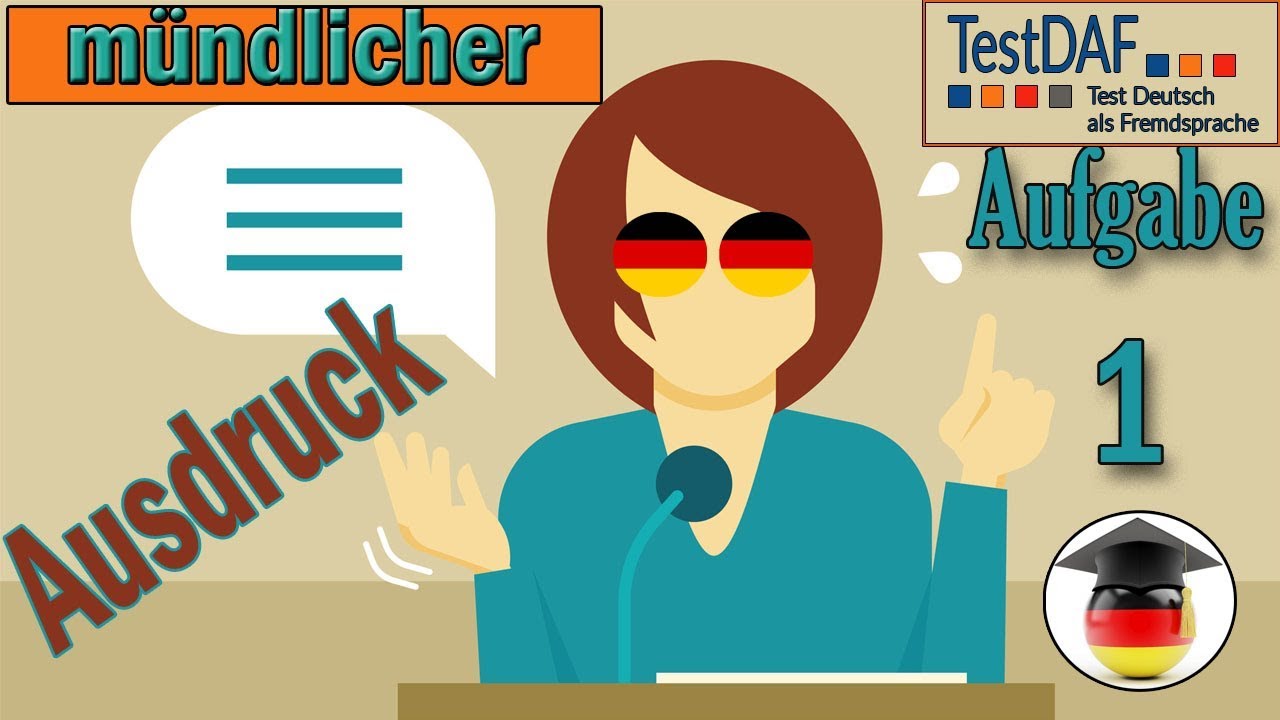 TestDaF. Mündlicher Ausdruck. Aufgabe 1. Musterantwort