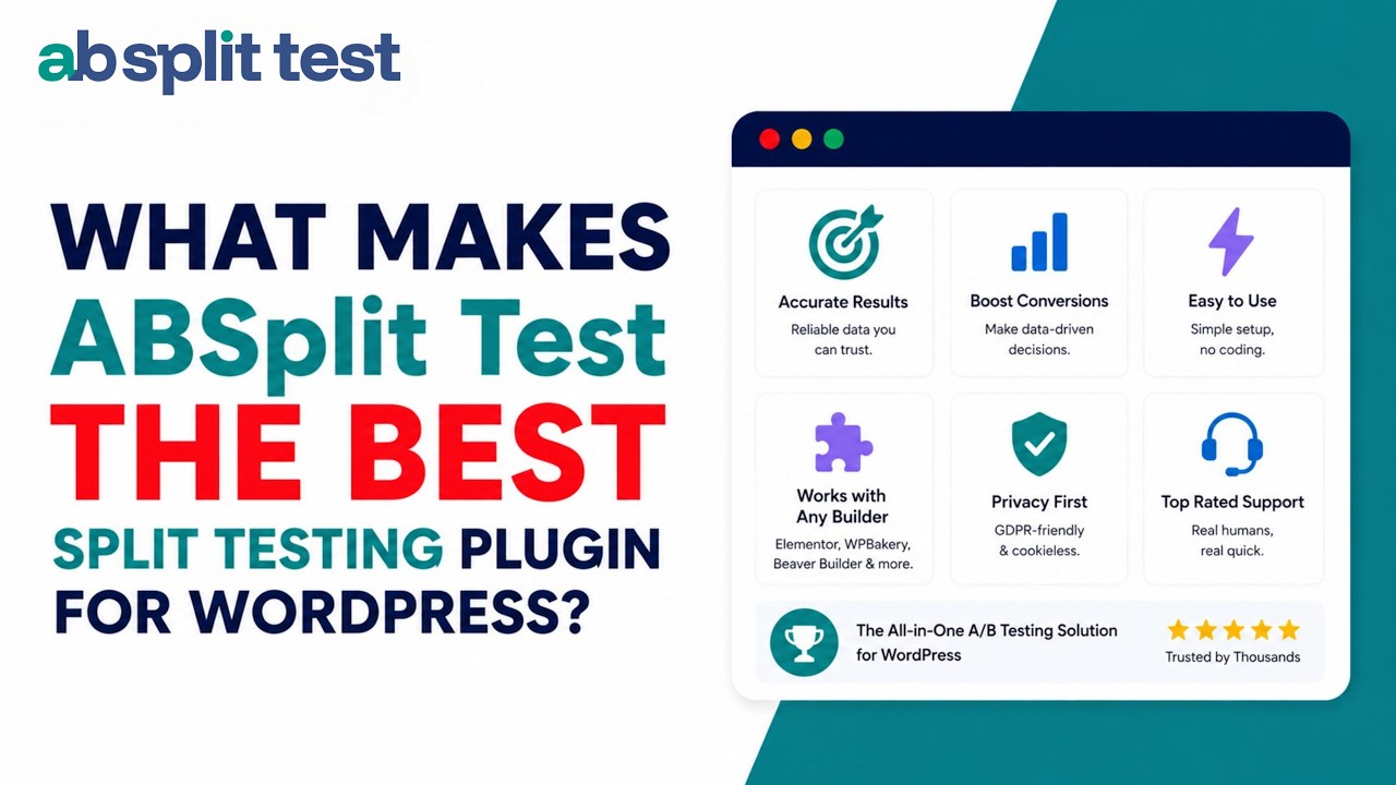 What Makes ABSplit Test the BEST Split Testing Plugin for WordPress?