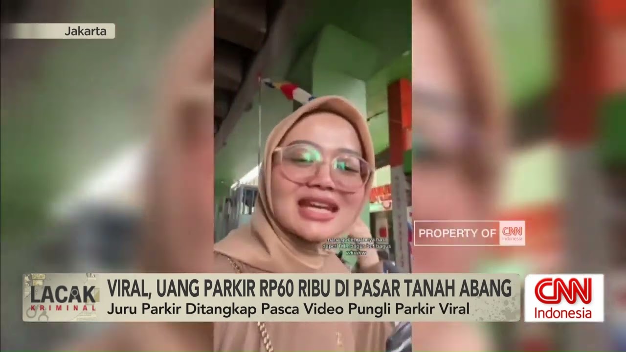 Viral Uang Parkir Rp60 Ribu di Pasar Tanah Abang