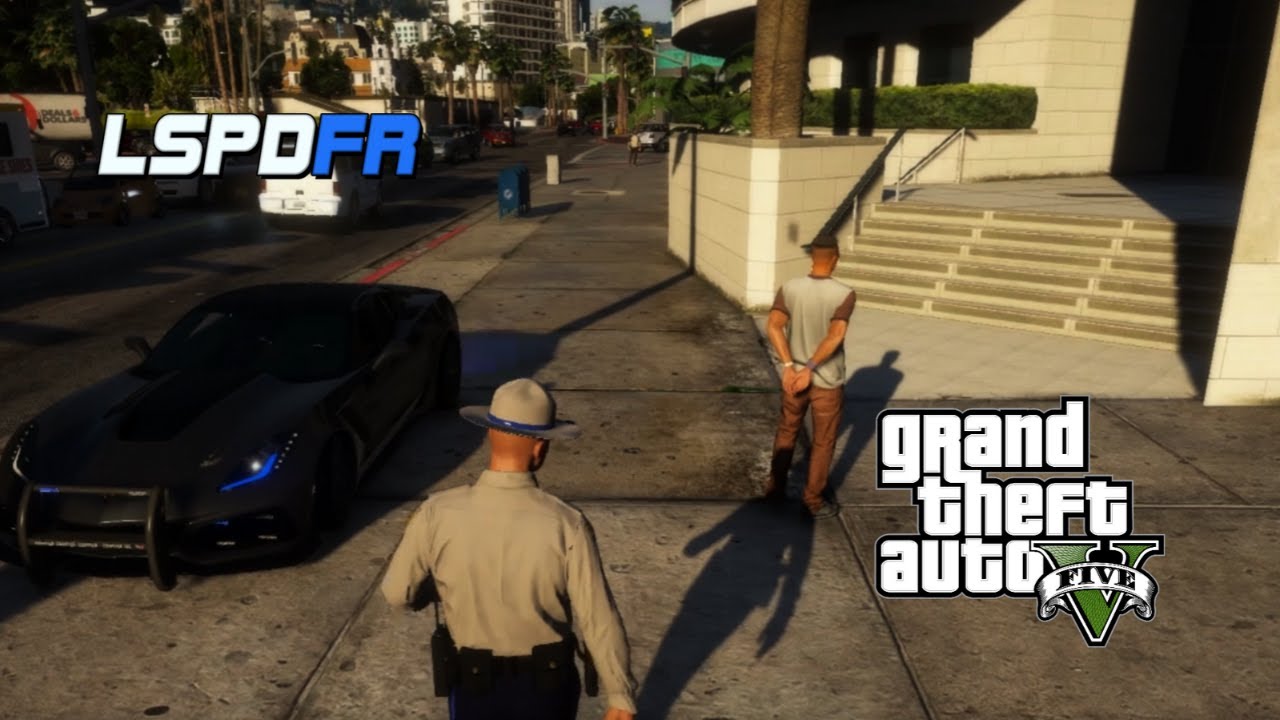 GTA 5 LSPDFR #46 | ZR1 Corvette Patrol/Street Race!
