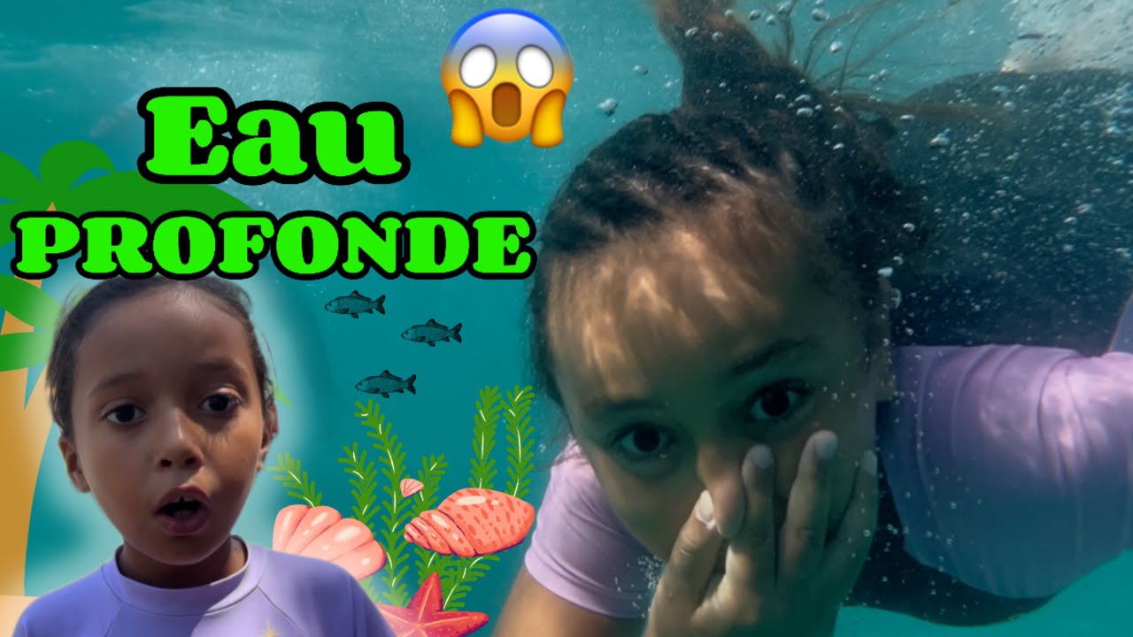 On NAGE Dans une Eau PROFONDE 😱 il Y’a Plein De POISSONS 