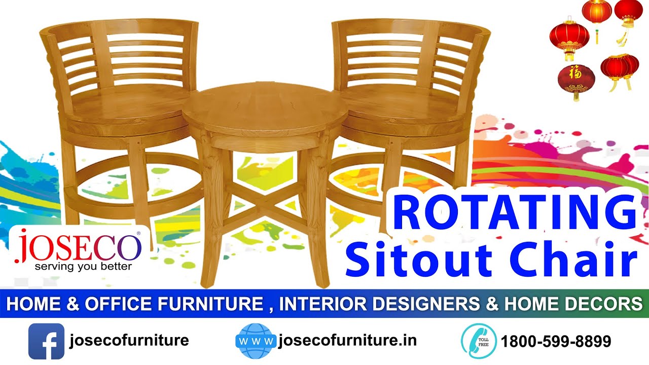 Rotating Sitout Chair | JOSECO Furniture | Marthandam | Nagercoil | Thiruvananthapuram