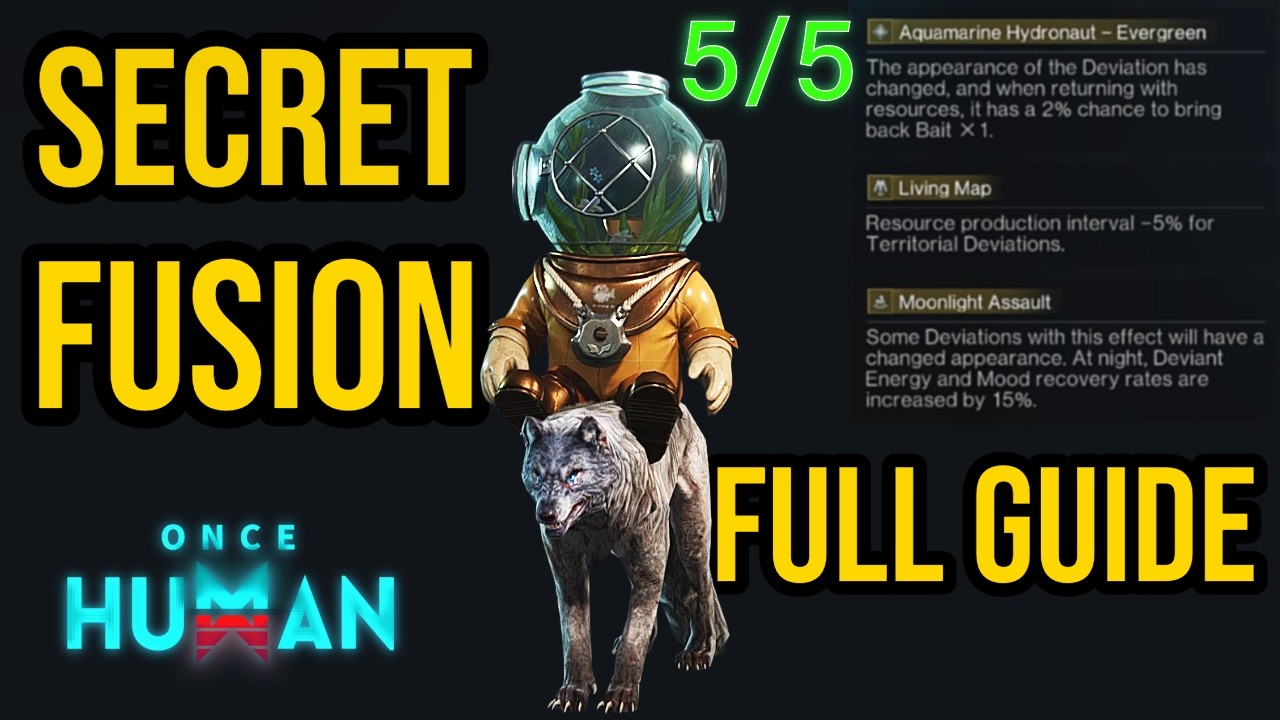 Secret Deviation Fusion: How to Fuse a Perfect Shiny Hydronaut Fish | Once Human