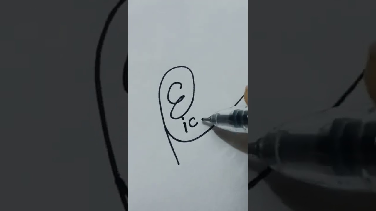 Eric name signature | ArTwarT                     #shorts