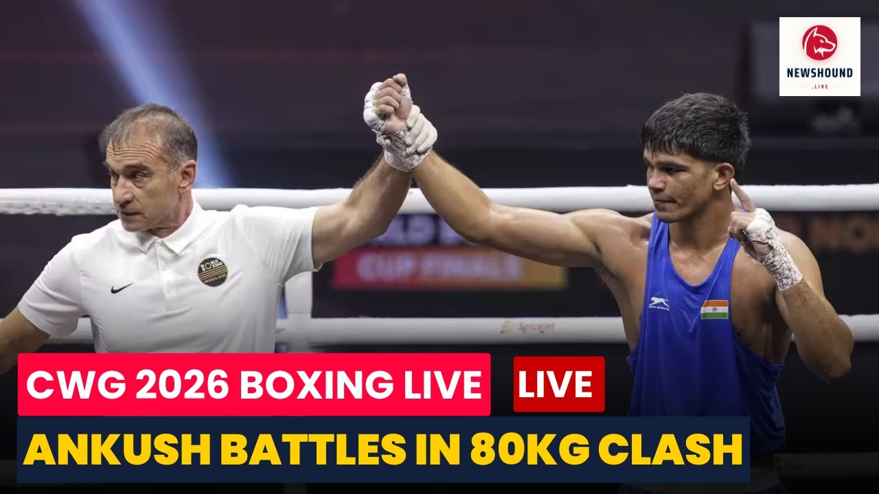 WATCH COMMONWEALTH GAMES 2026 | Boxing | Ankush In Men's 80kg Round Of 16 | LIVE