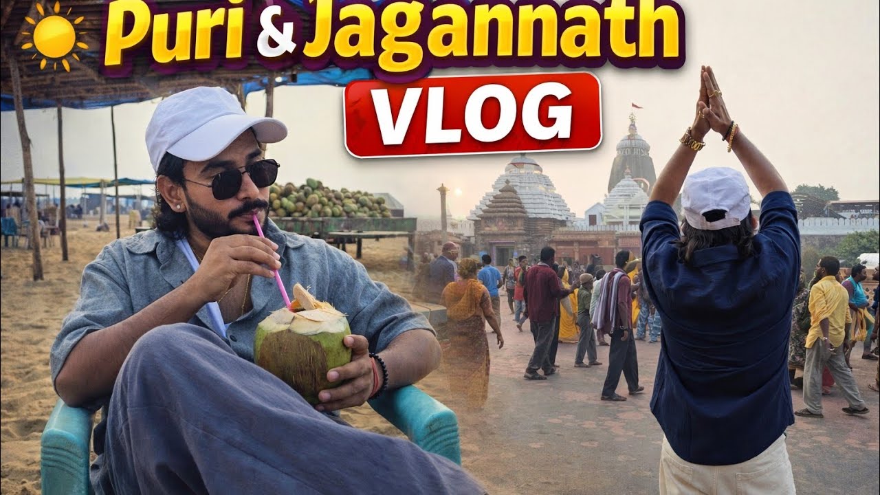 A Spiritual Journey to Jagannath Puri | Temple & Beach Vlog